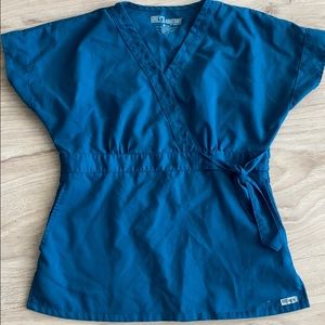 Teal greys anatomy scrub top!